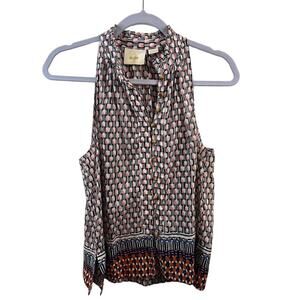 Mauve Multicolor Tank Top Size Small